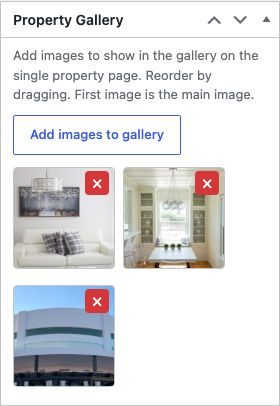 Property gallery meta box