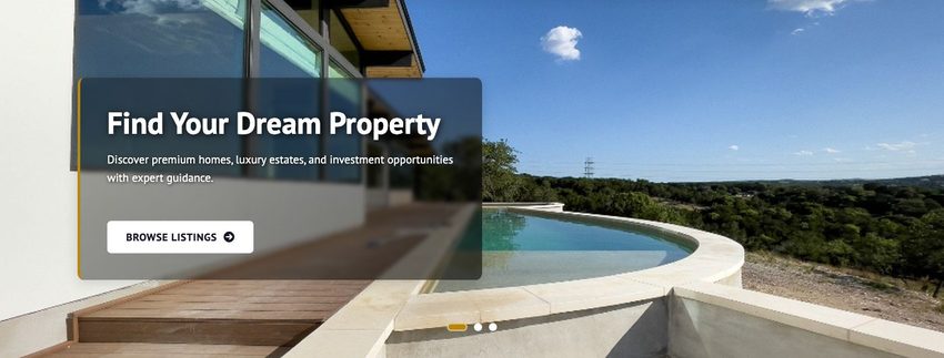 Homepage slider